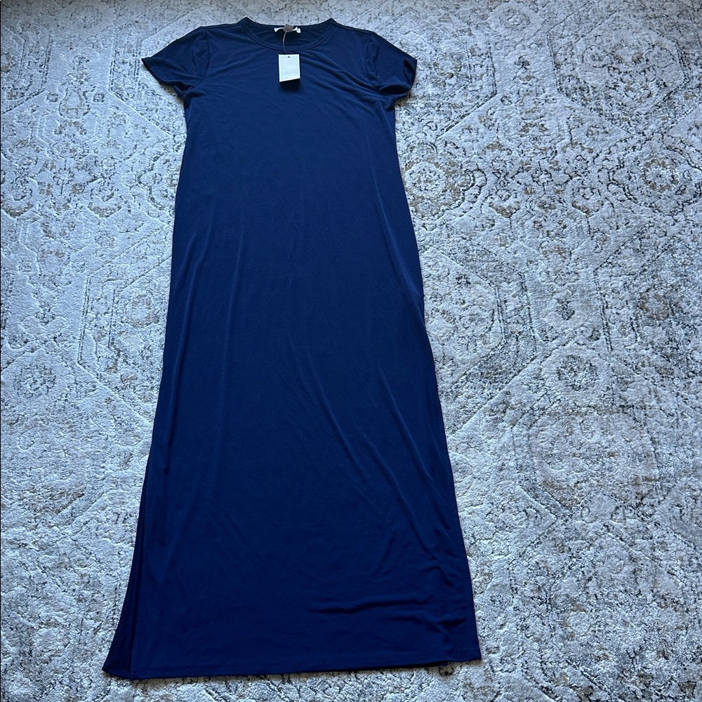 Michael Kors Casual Navy Blue Maxi Dress